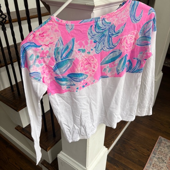 Lilly Pulitzer Girls Finn Long Sleeve Shirt - Large - Picture 3 of 4